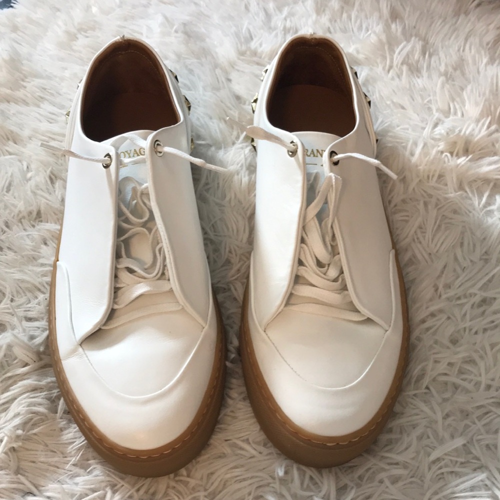 Grand Voyage White Star Studded Sneaker